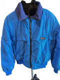 Wyoming Woolens Blue USA-Made Fleece-Lined Bomber L