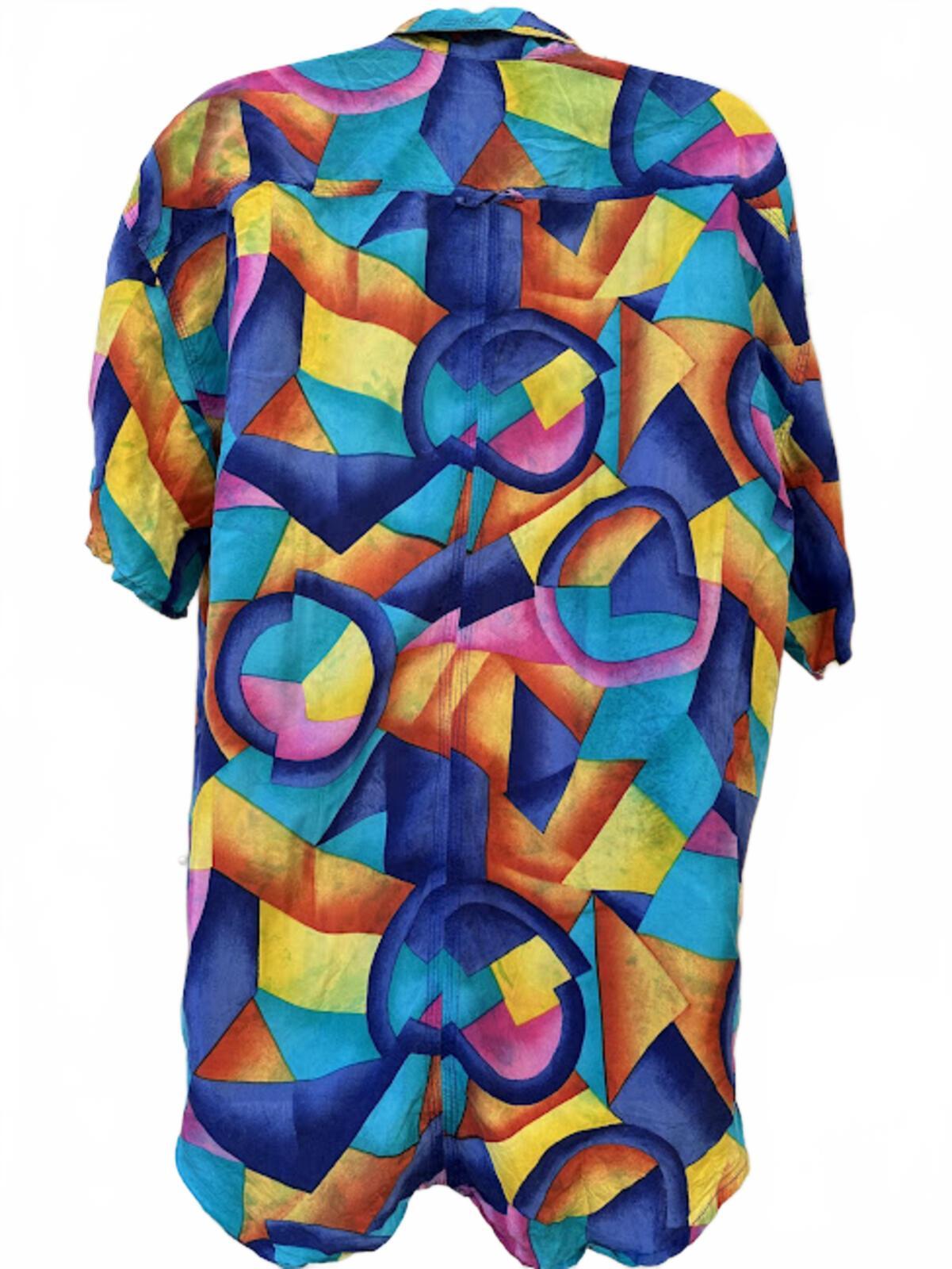 Vintage AVERRCE Silk Geometric Shirt