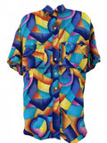 Vintage AVERRCE Silk Geometric Shirt
