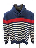 Crazy 8 Girls Striped Shawl Collar Sweater L (10–12)