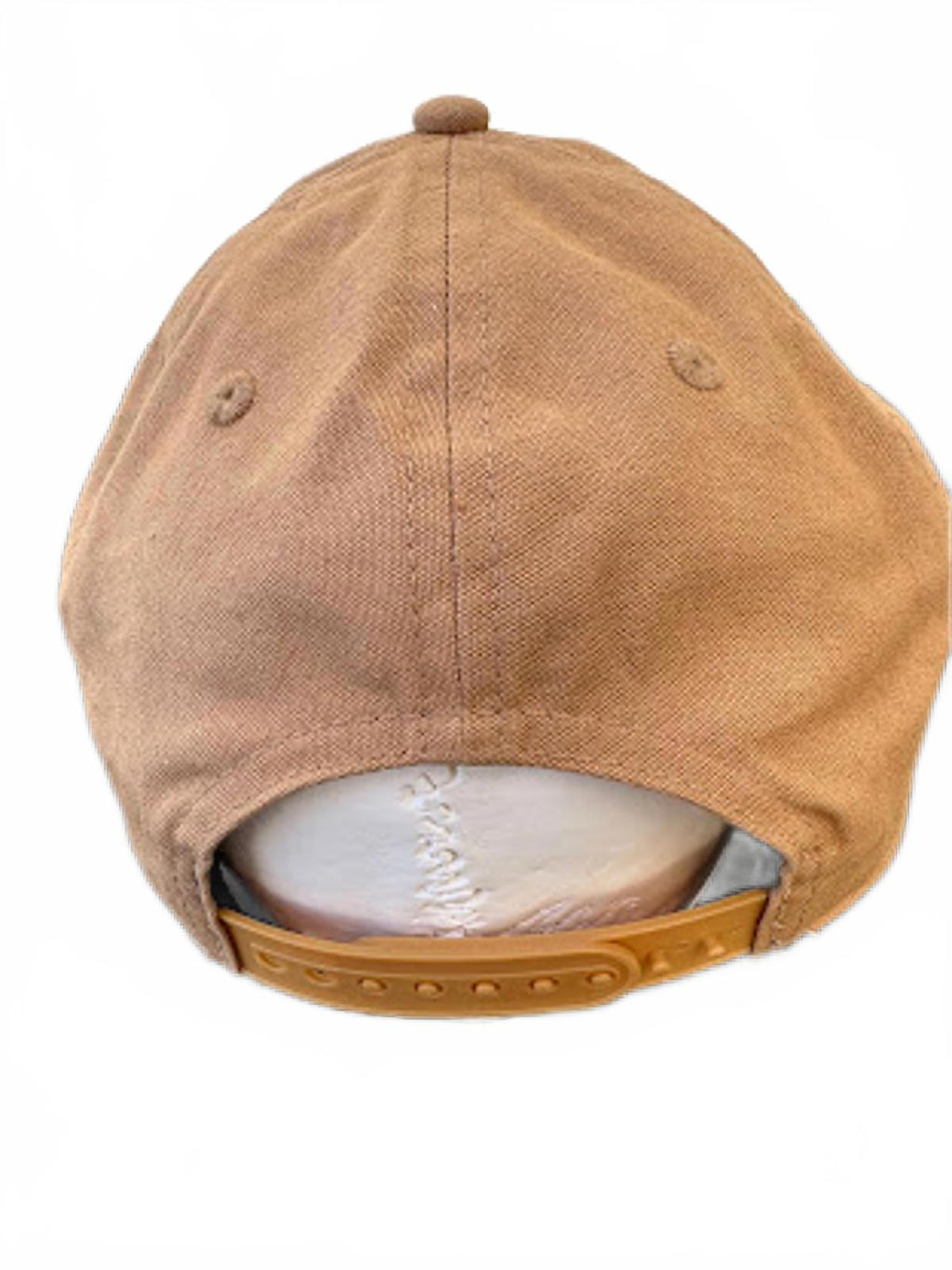 Old Milwaukee Beer Strapback Hat Tan Rope