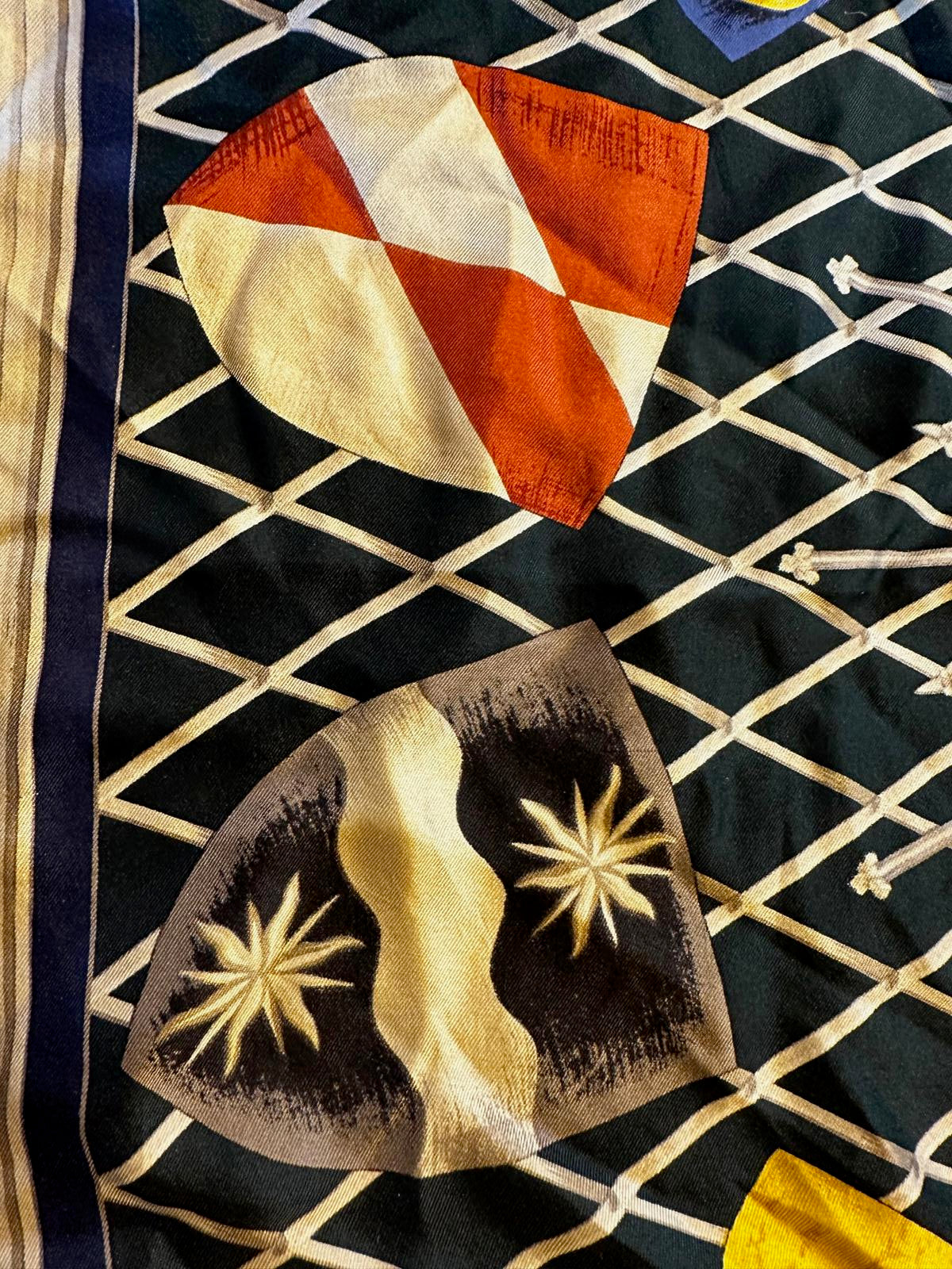 Smithsonian Silk Scarf – Heraldic Shield Reproduction