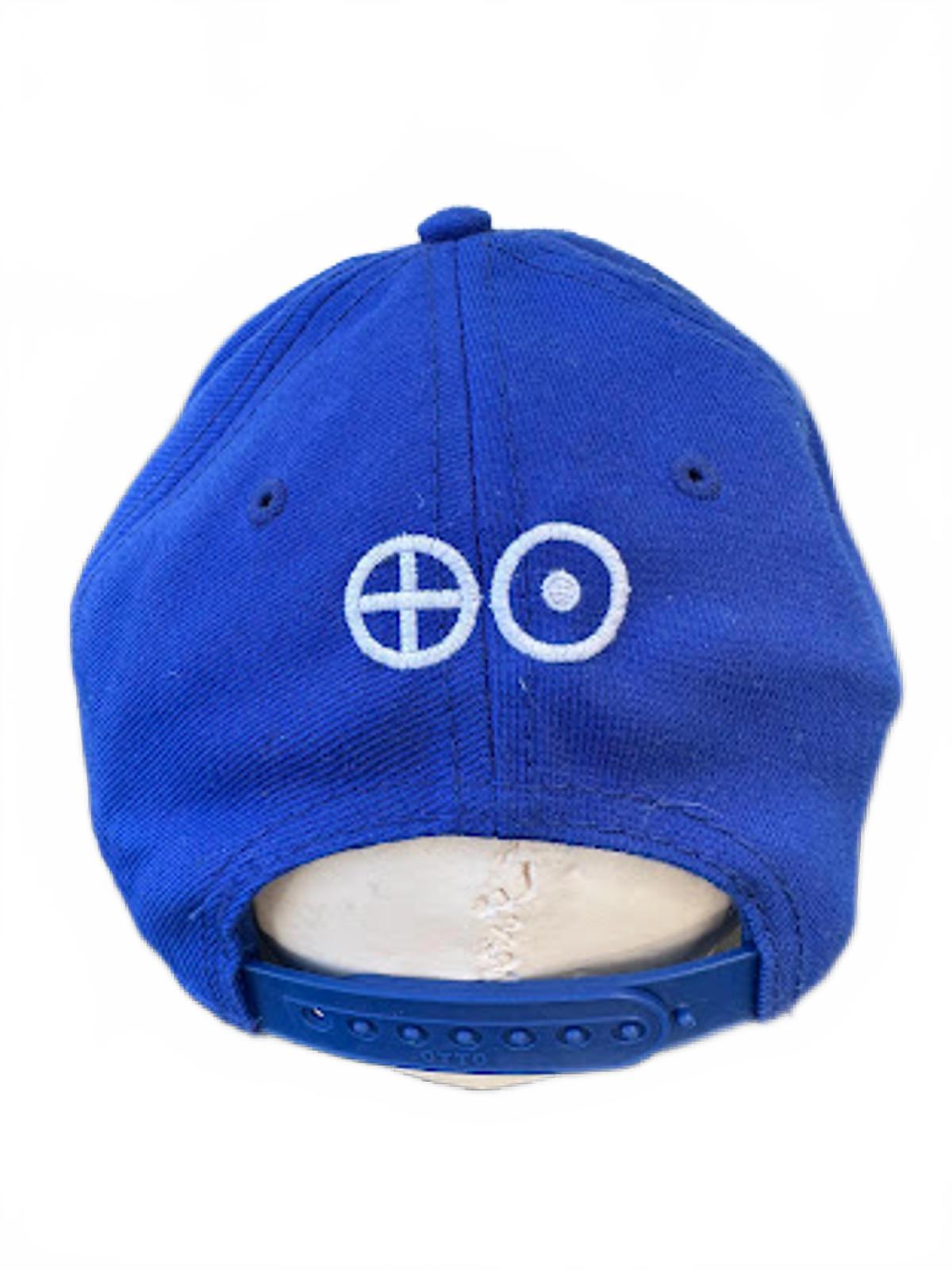 Otto Blue Snapback Hat Minimal Logo