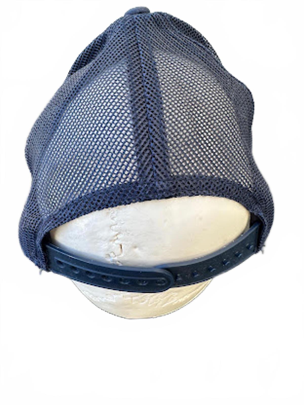 George Mountain Patch Trucker Hat Red Blue