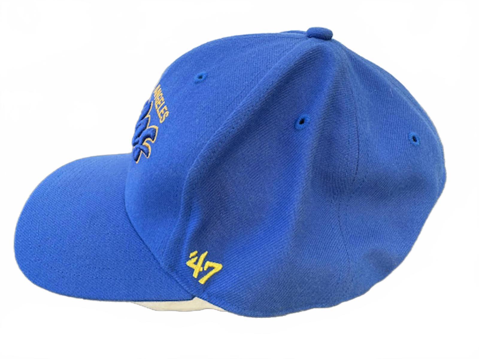 LA Rams 47 Brand Script Snapback Hat Blue