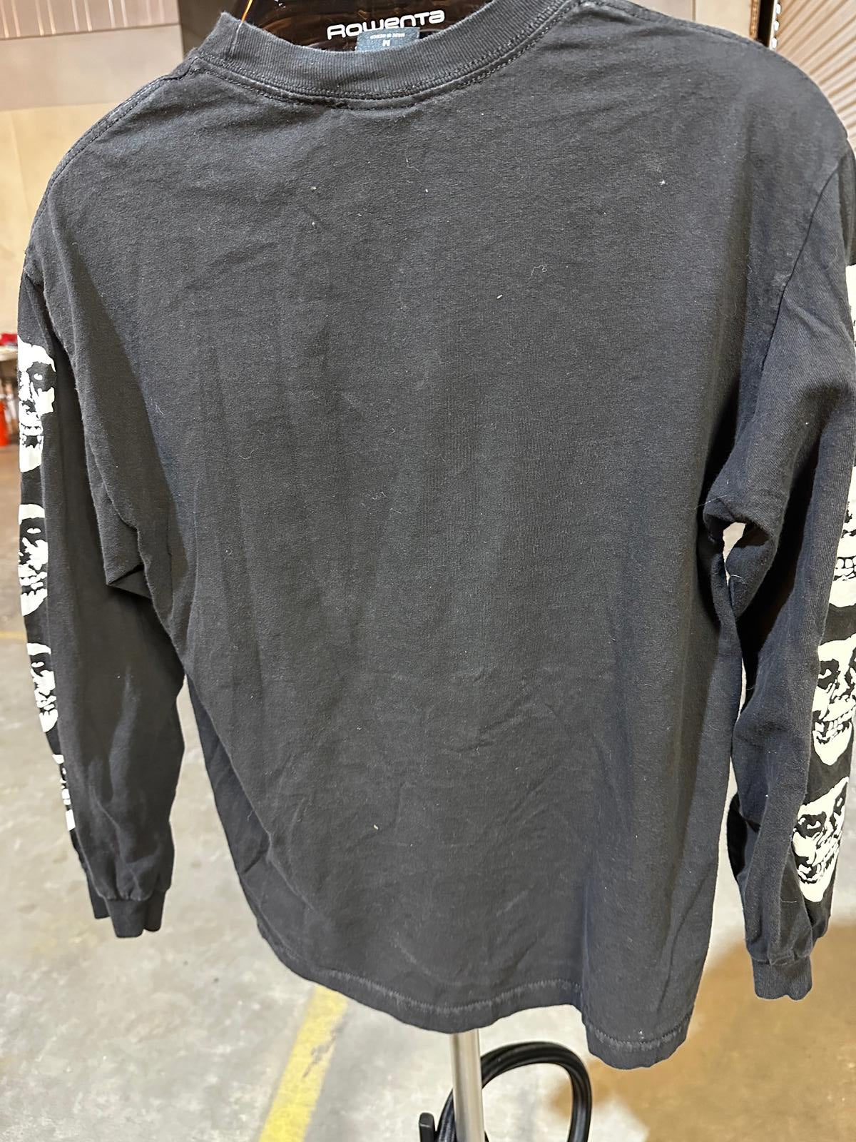 Obey × Misfits Fiend Club Long Sleeve Graphic Tee Black M