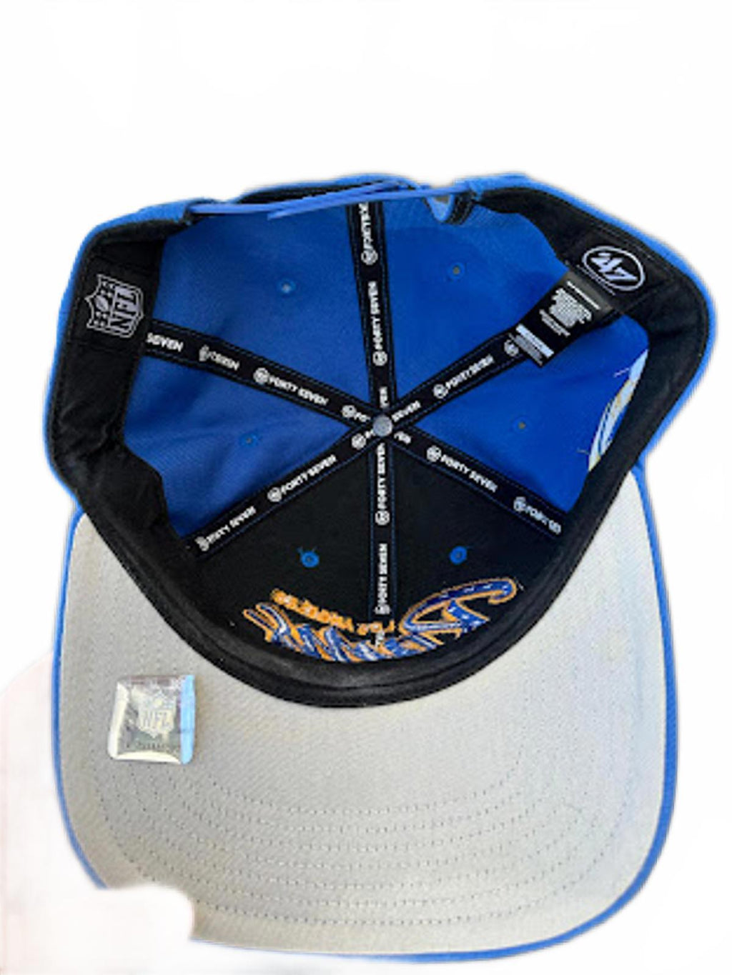 LA Rams 47 Brand Script Snapback Hat Blue