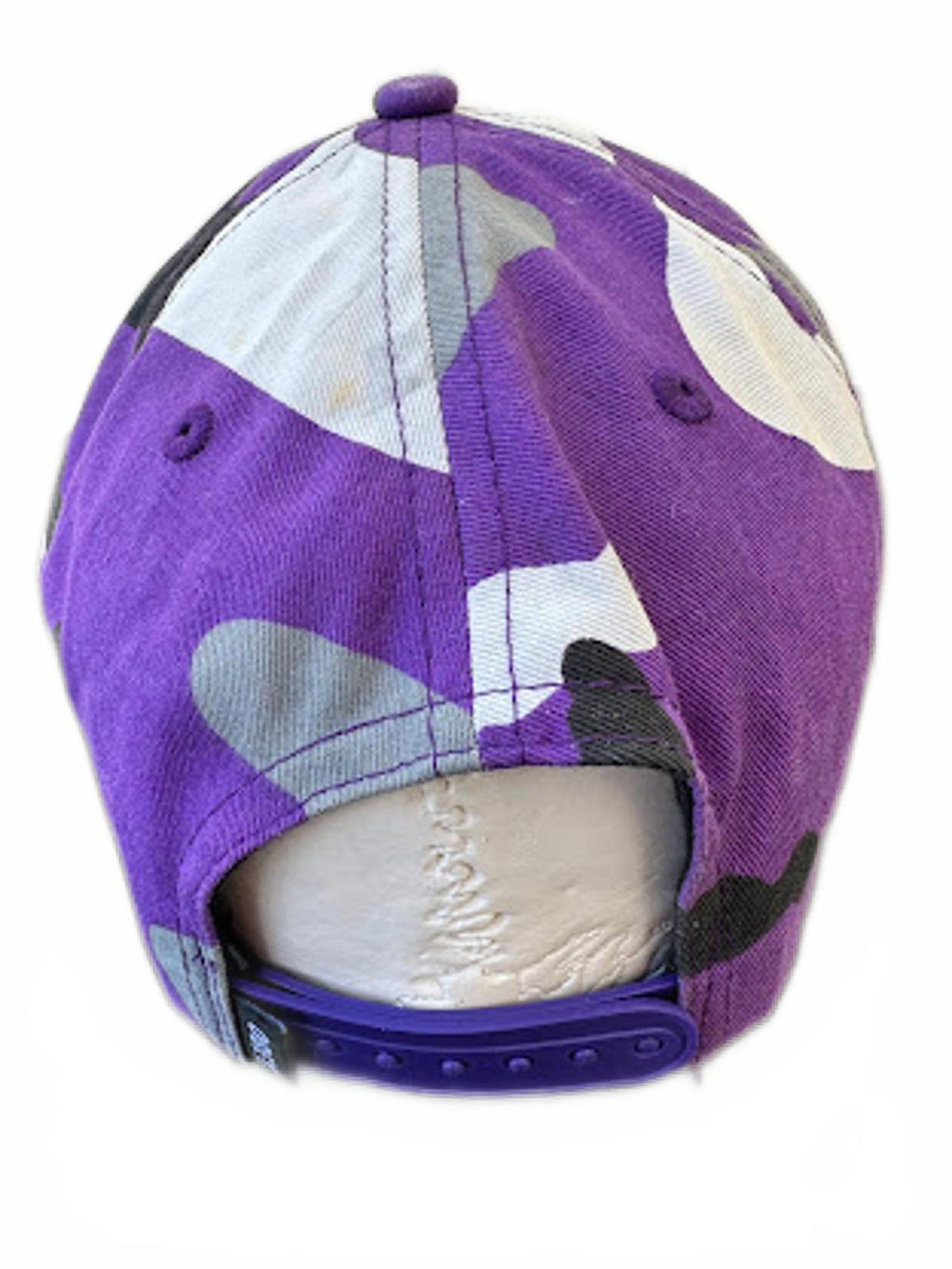 Obey Worldwide Camo Snapback Hat Purple Gray