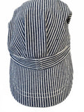 Striped Engineer Cap Railroad Style Hat