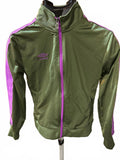 Umbro Track Jacket (Olive Green / Purple) X Small