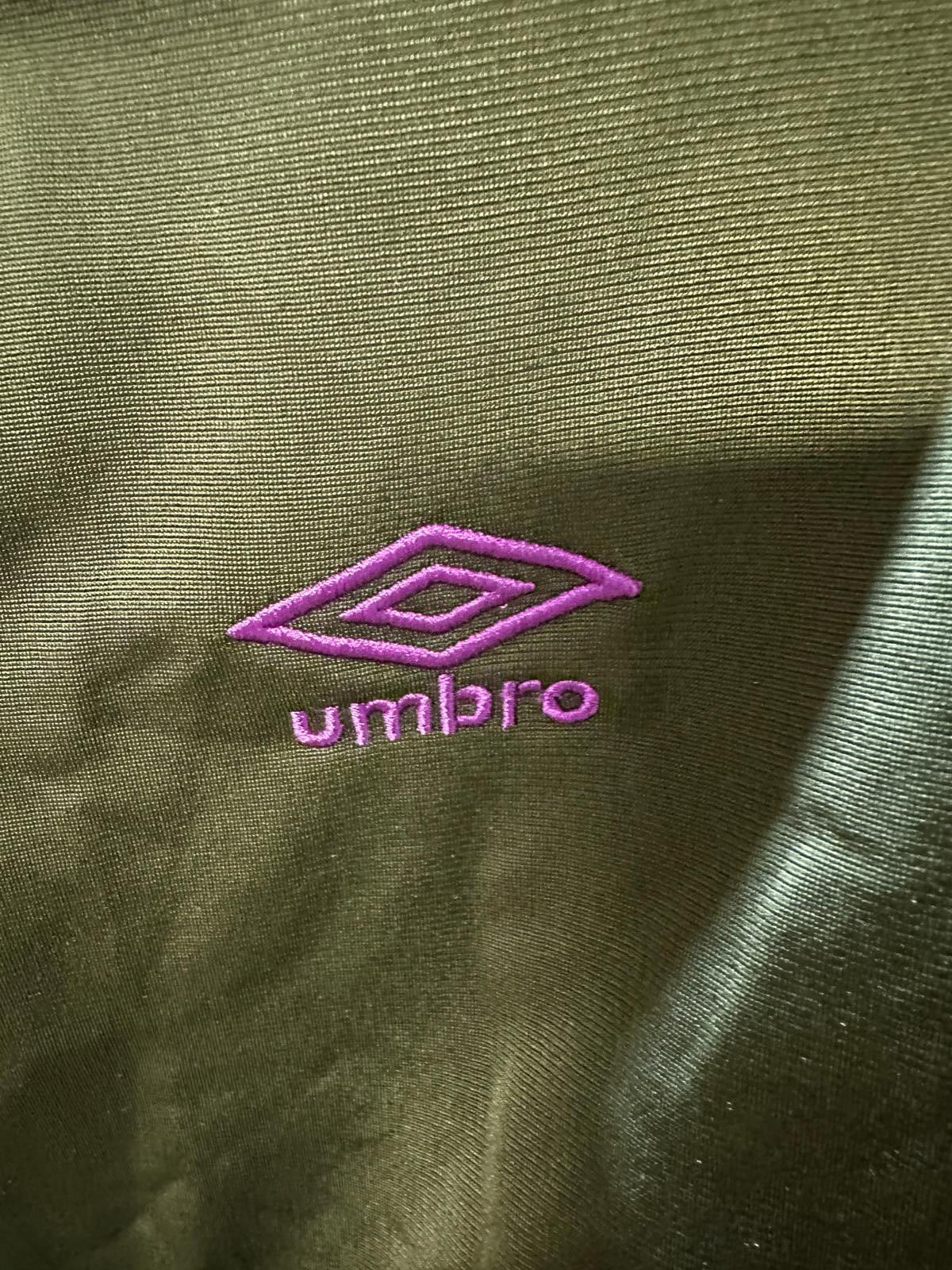 Umbro Track Jacket (Olive Green / Purple) X Small