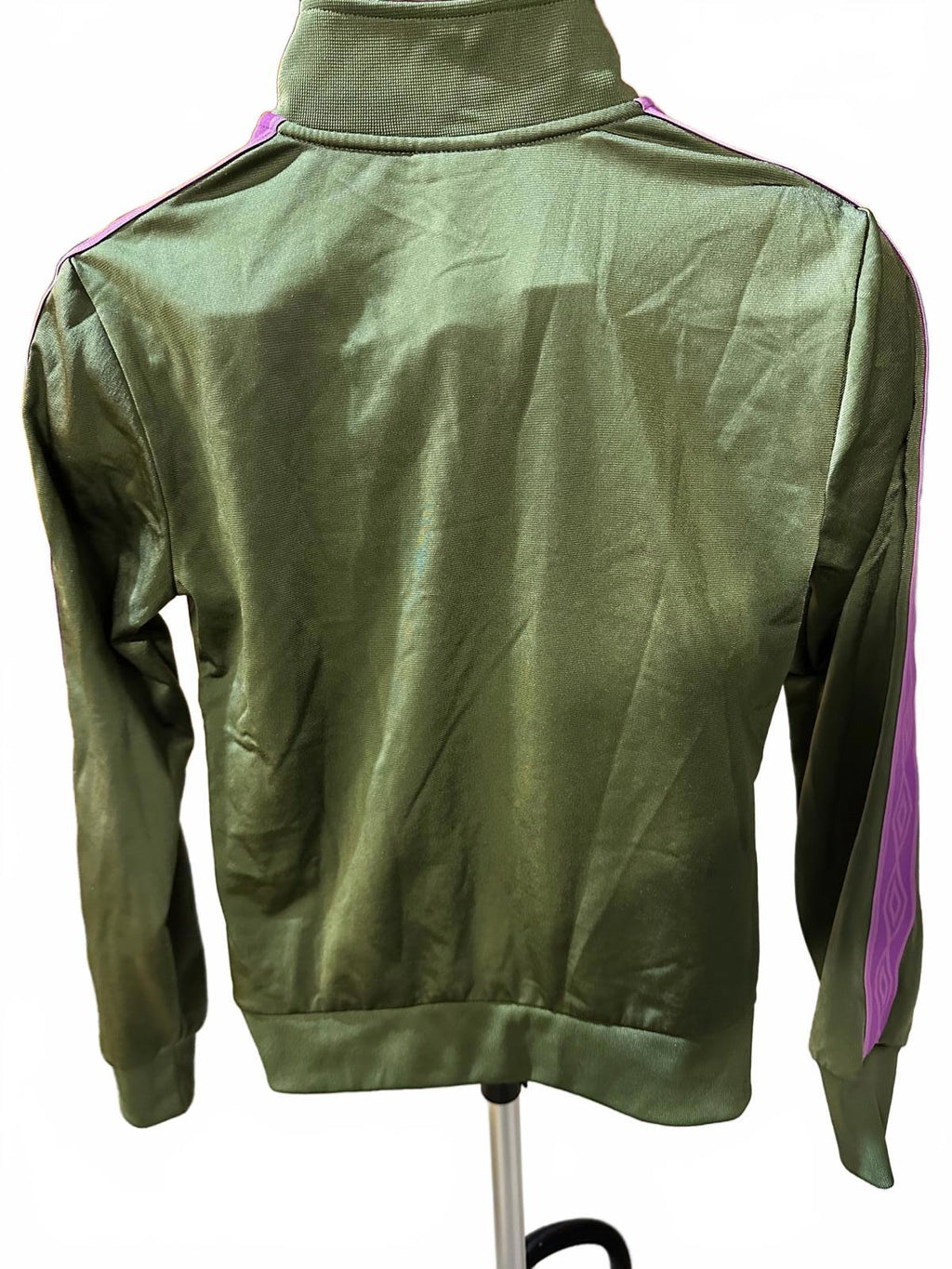 Umbro Track Jacket (Olive Green / Purple) X Small