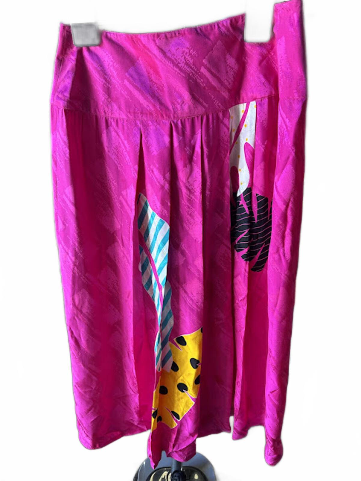 John Yang Silk Skirt Set Pink Korea Sz 10