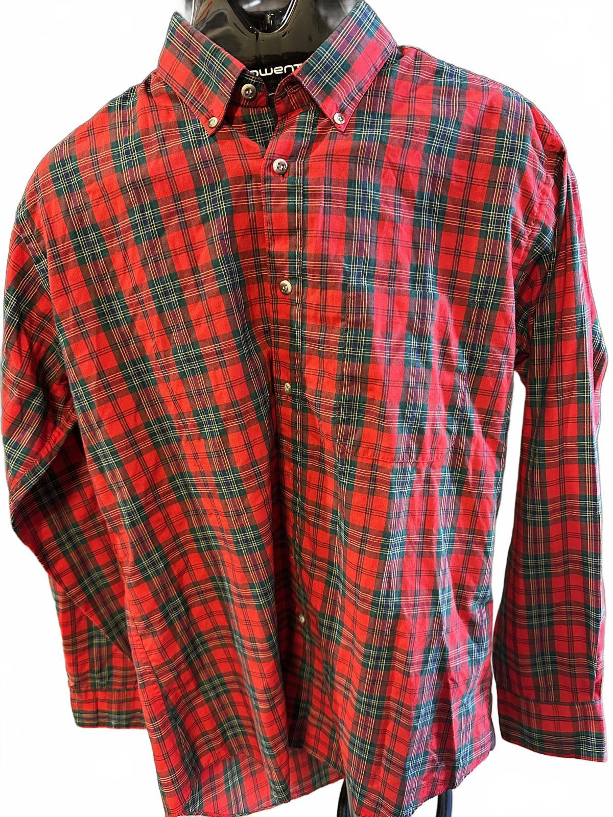 Vintage 1980s Gap Clothing Co. Plaid Shirt Korea M