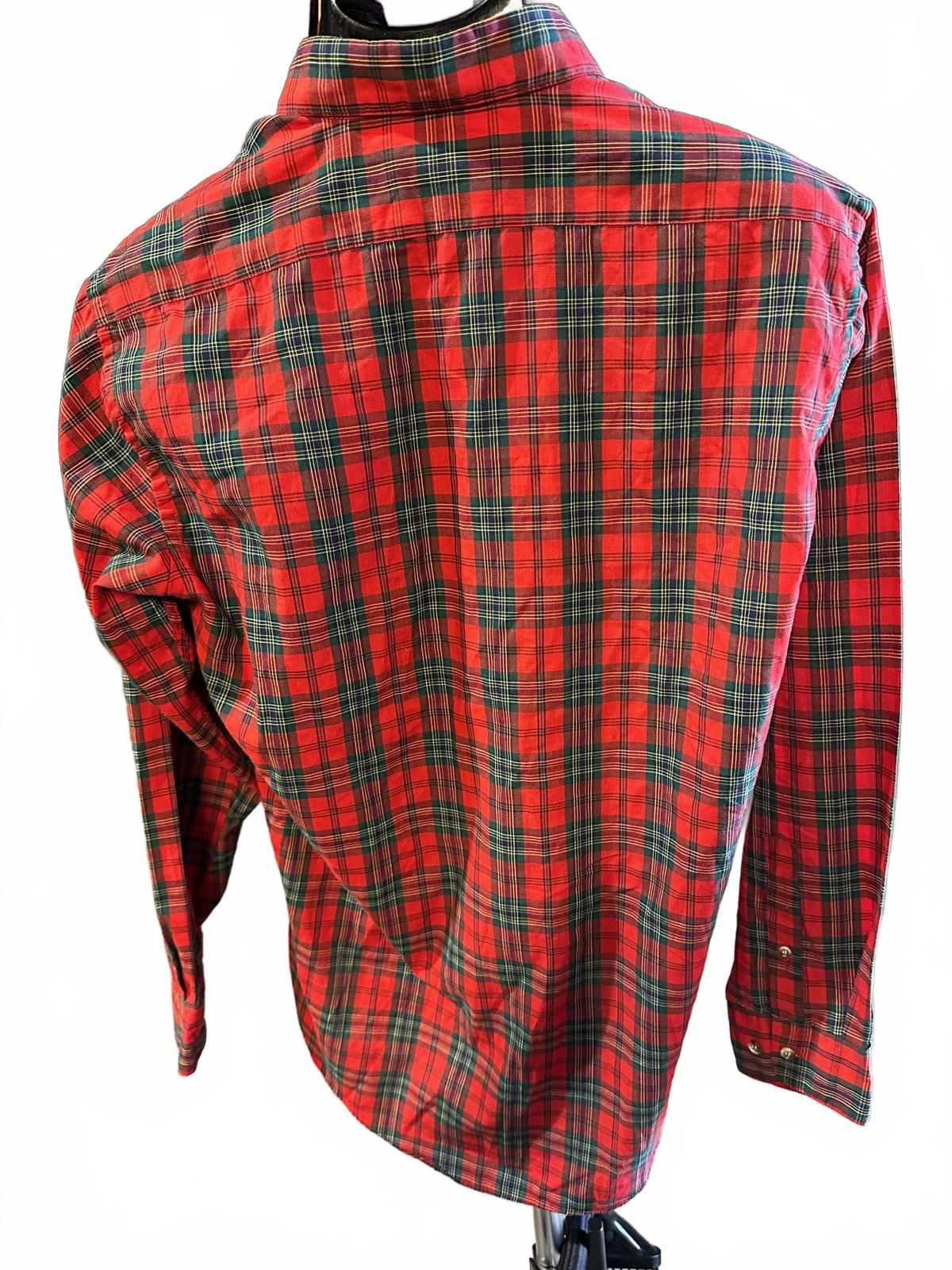 Vintage 1980s Gap Clothing Co. Plaid Shirt Korea M