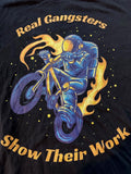 Real Gangsters Motorcycle Graphic Tee M
