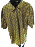 Street Culture Active Yellow Geo Zip Shirt L