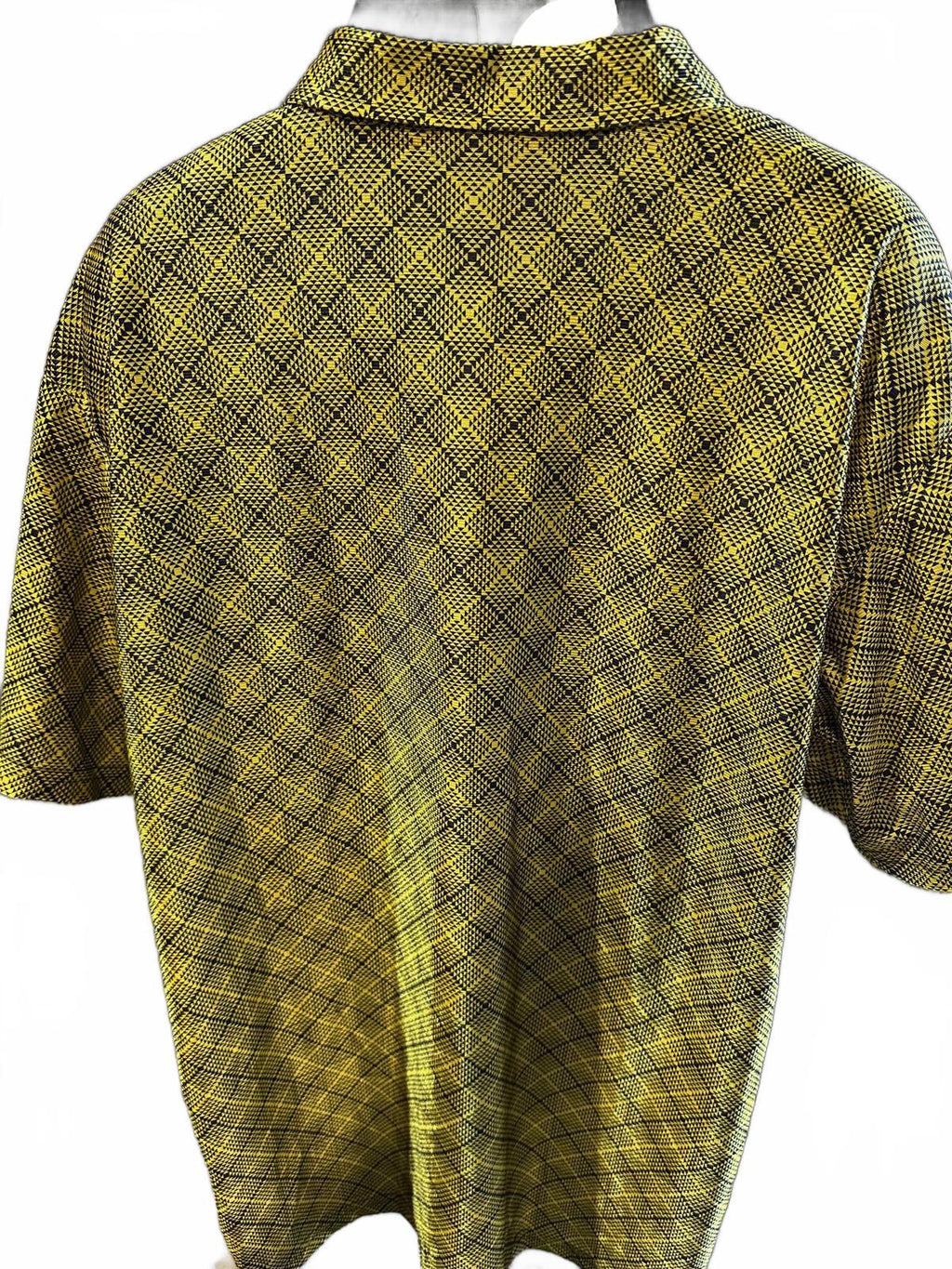 Street Culture Active Yellow Geo Zip Shirt L