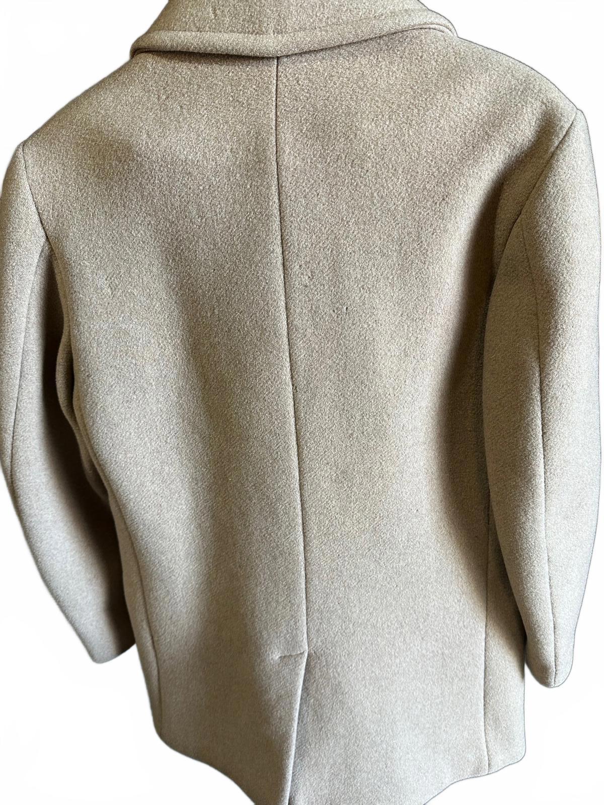 Vintage Saks England Camel Hair Coat 36