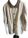 L.L.Bean Men’s Canvas Chore Coat Size L Reg Beige/Khaki