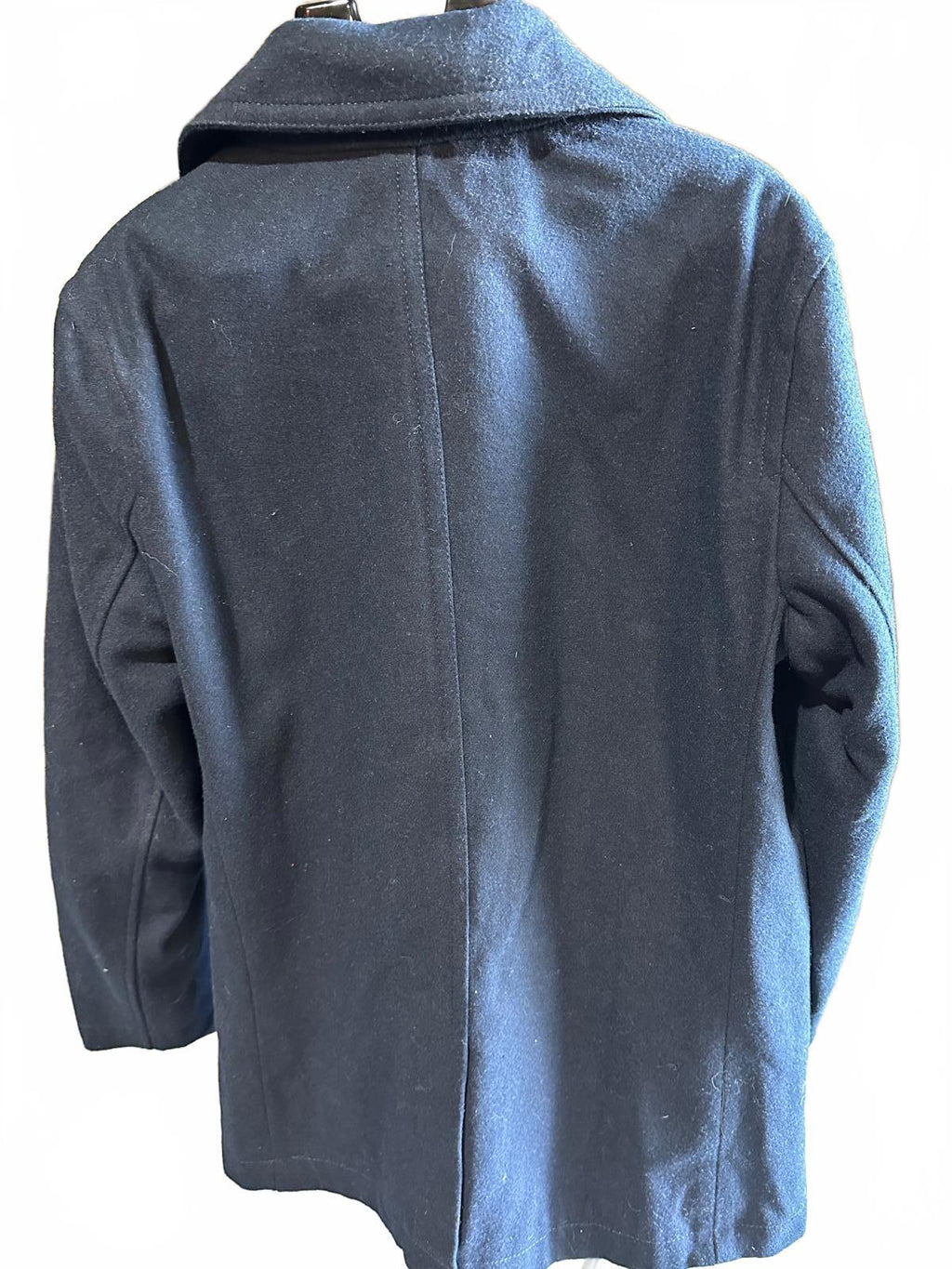 Old Navy Heritage Peacoat Ink Blue Wool Blend M