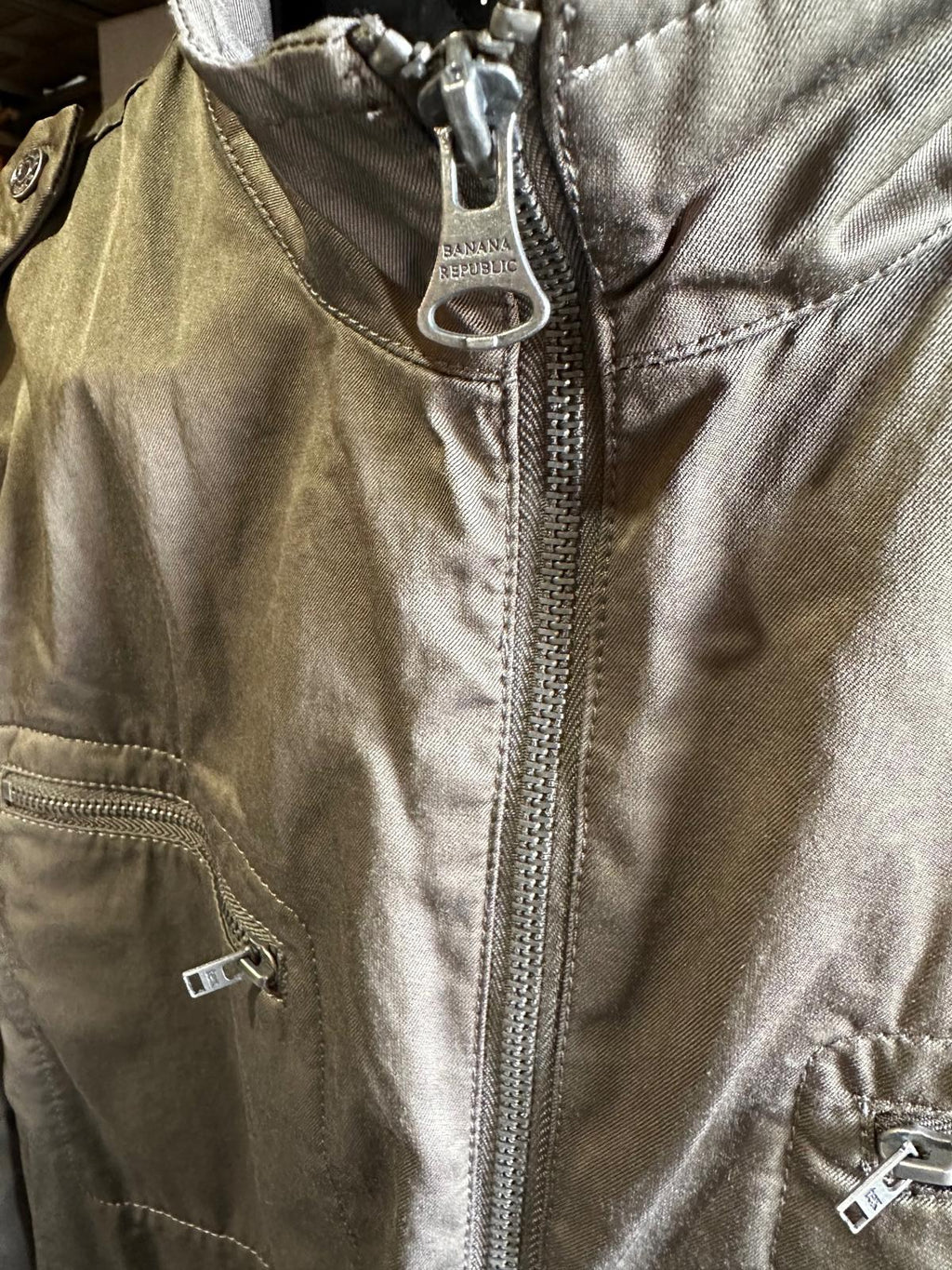 Banana Republic Men’s XL Twill Field Jacket Olive Green