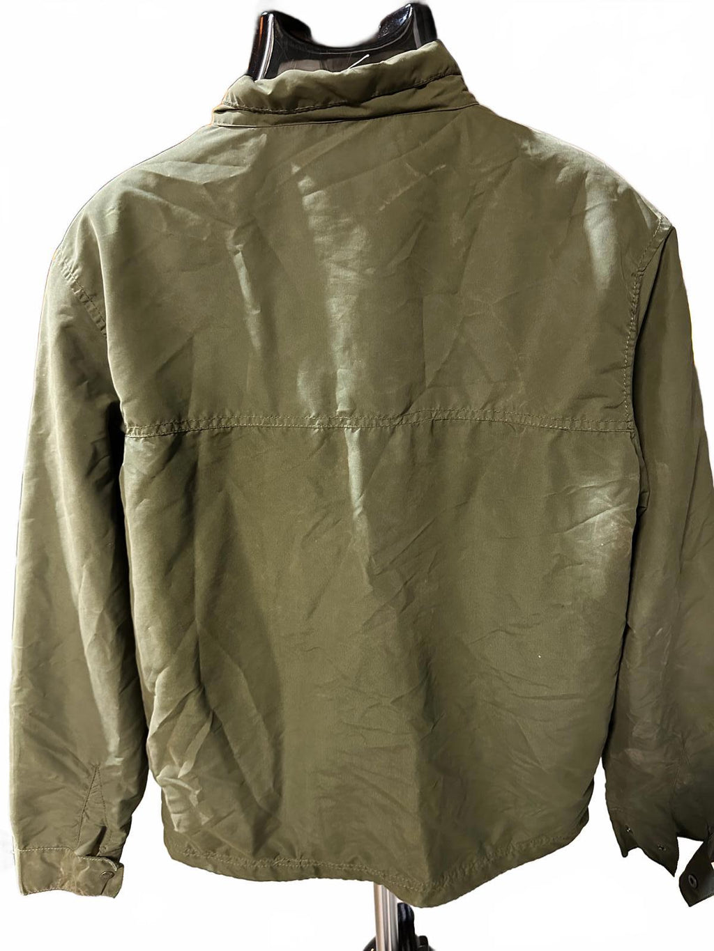 Kenneth Stevens Olive Green Zip Windbreaker L