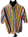 Vintage Britannia Bold Stripe Cotton Shirt XL NWT