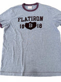 Brooks Brothers Flatiron 1818 Tee Gray Large