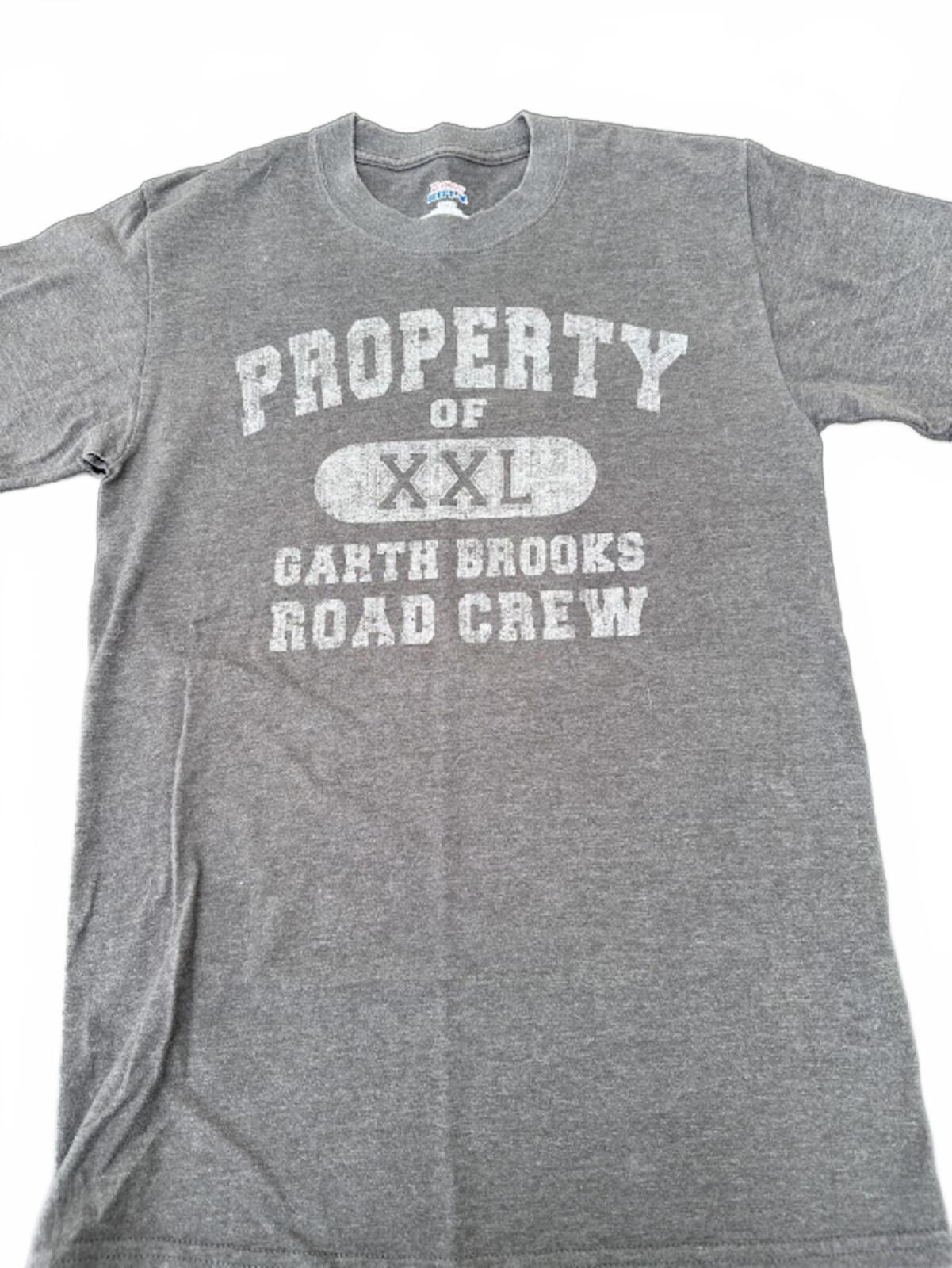 Garth Brooks Road Crew Tee Gray Small