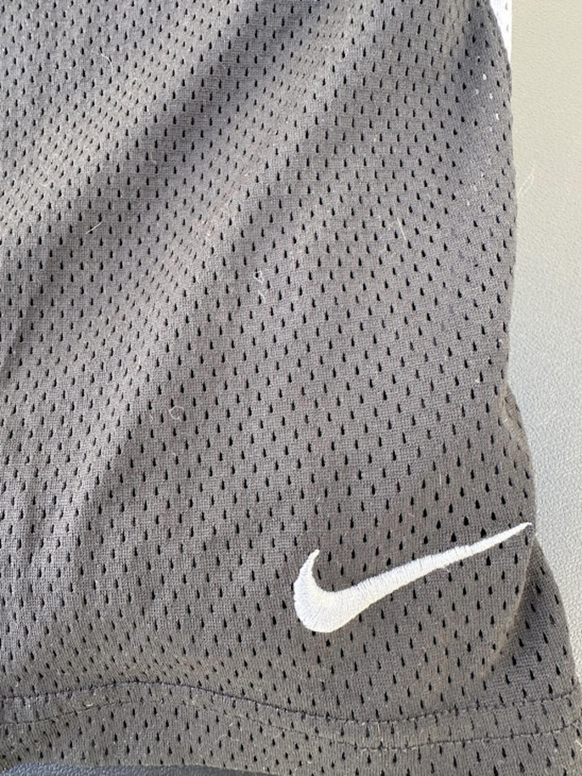 Nike Mesh Shorts Black White XXL Athletic