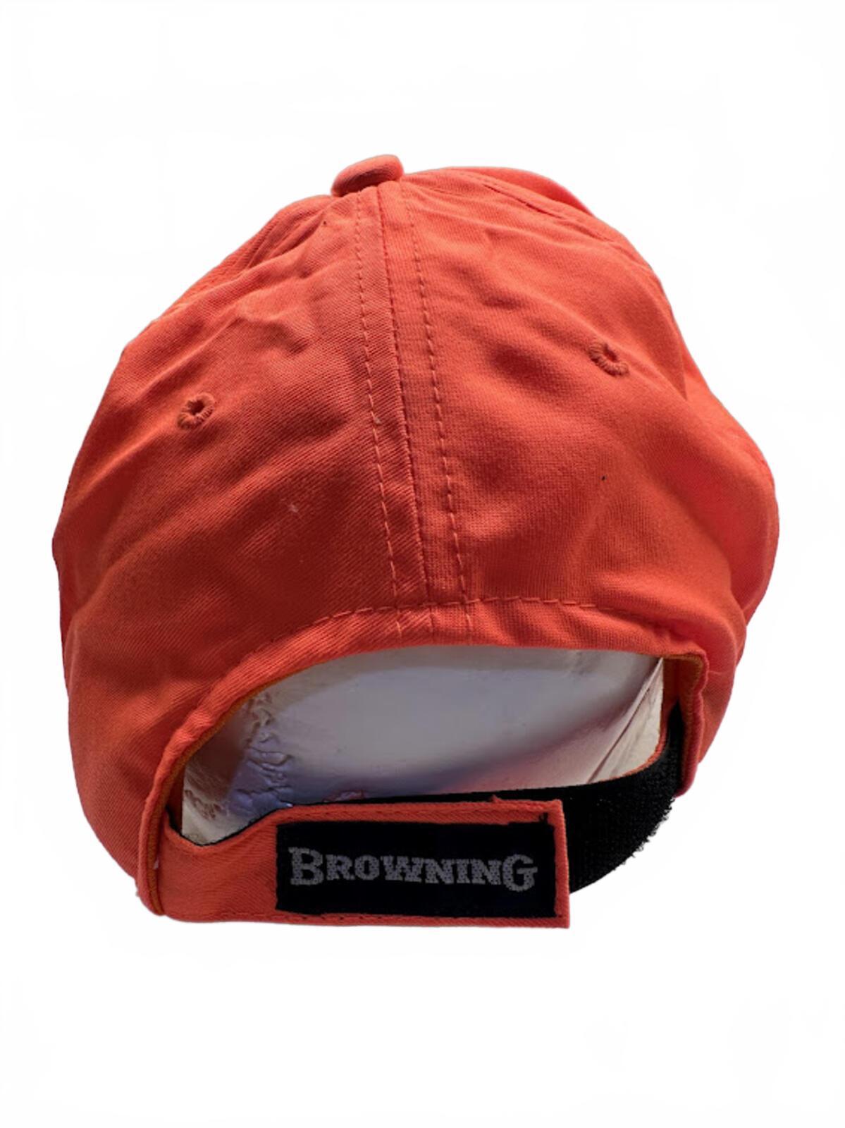 Vintage Browning Blaze Orange Hat Made in Korea