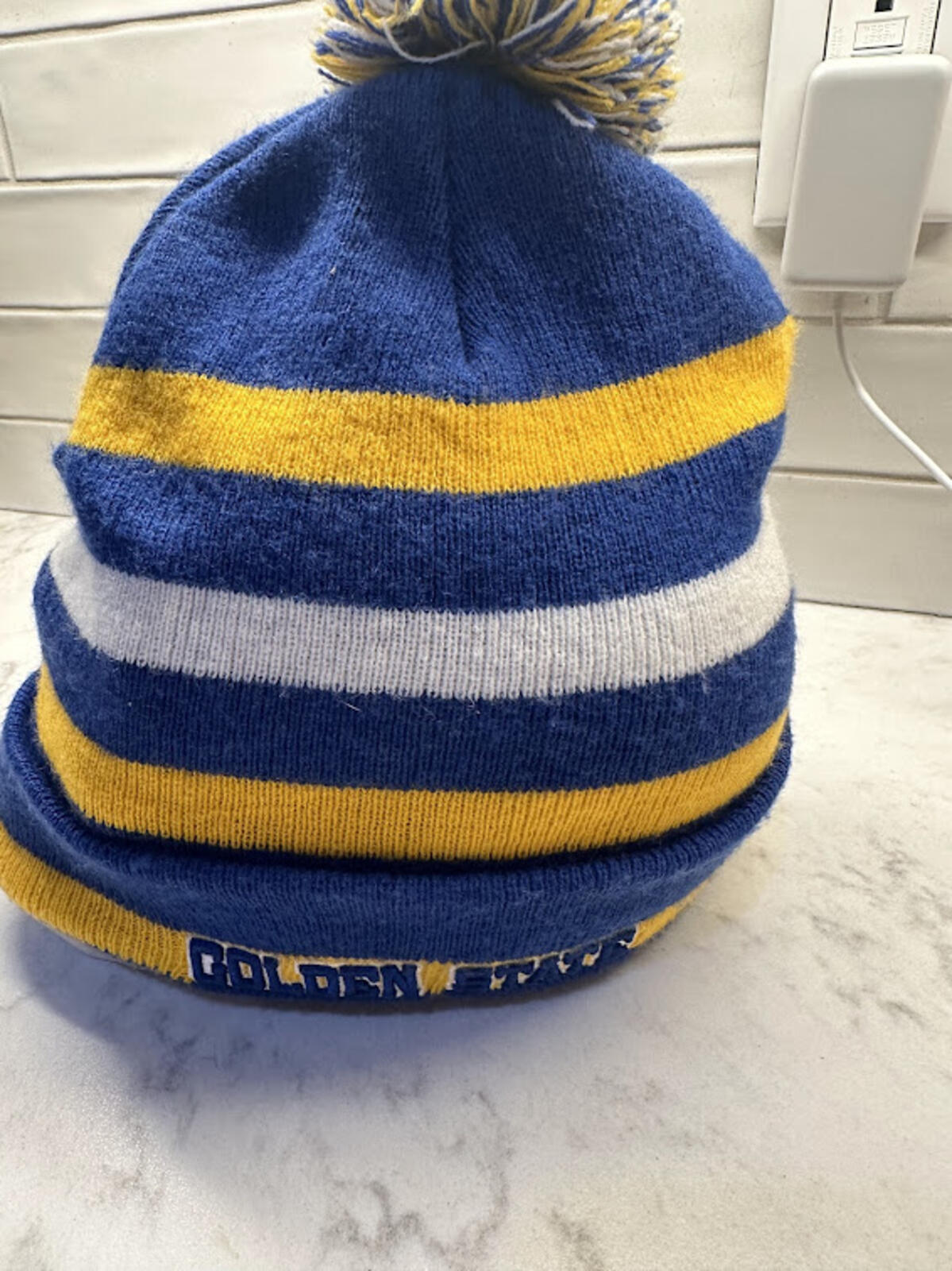 Golden State Warriors Beanie GS Pom Knit Hat
