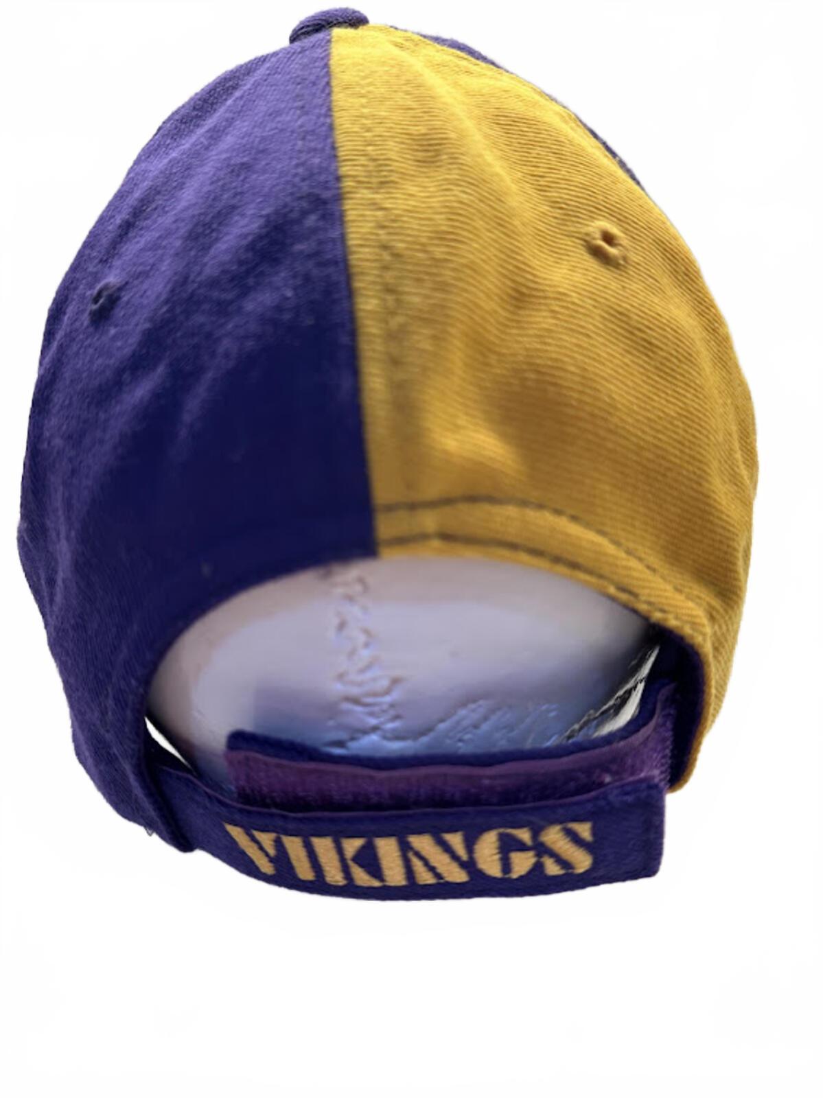 Minnesota Vikings Color Block Strapback Hat NFL