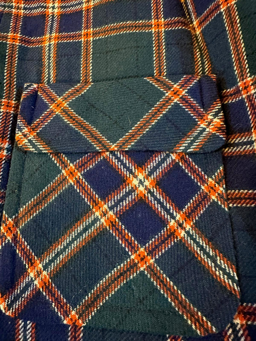 Vintage Pendleton Wool Plaid Skirt USA 30" waist
