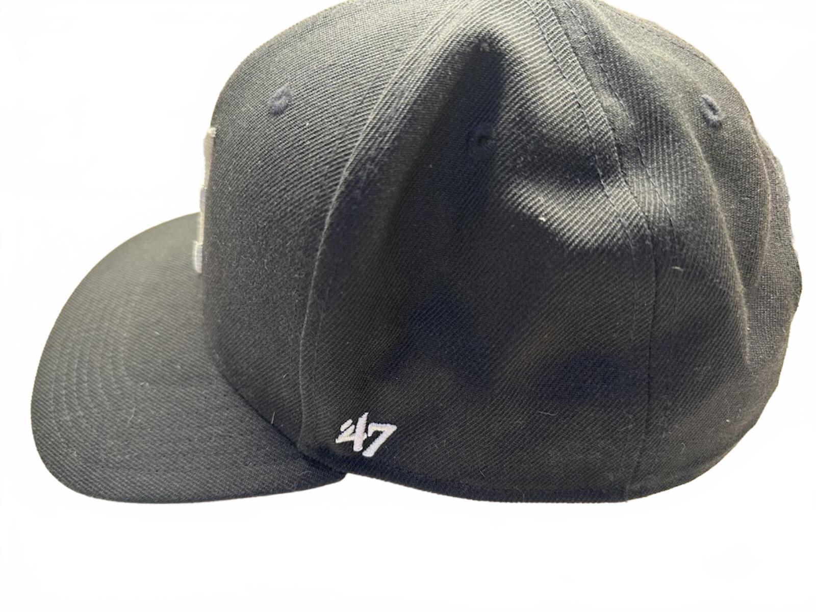 47 Brand Atlanta Braves Snapback Hat Black MLB