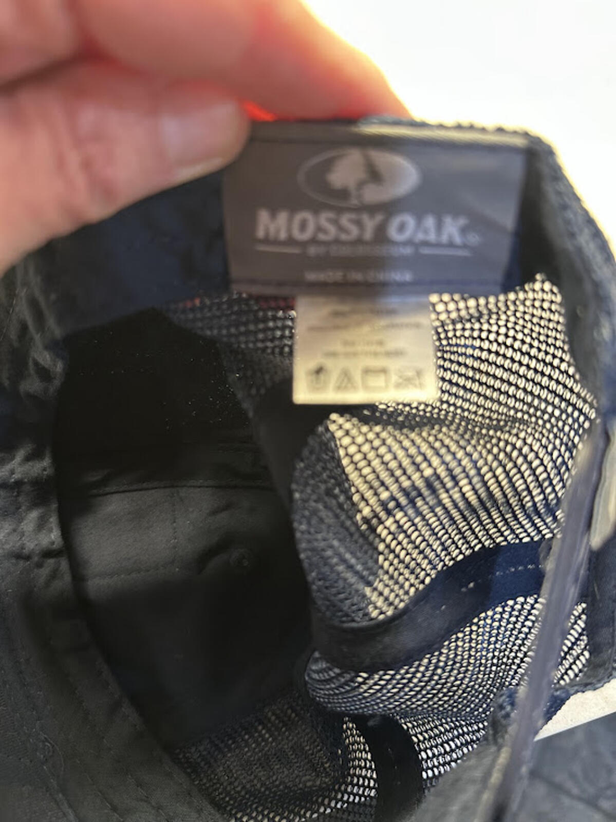 Mossy Oak Trucker Hat Logo Patch Snapback