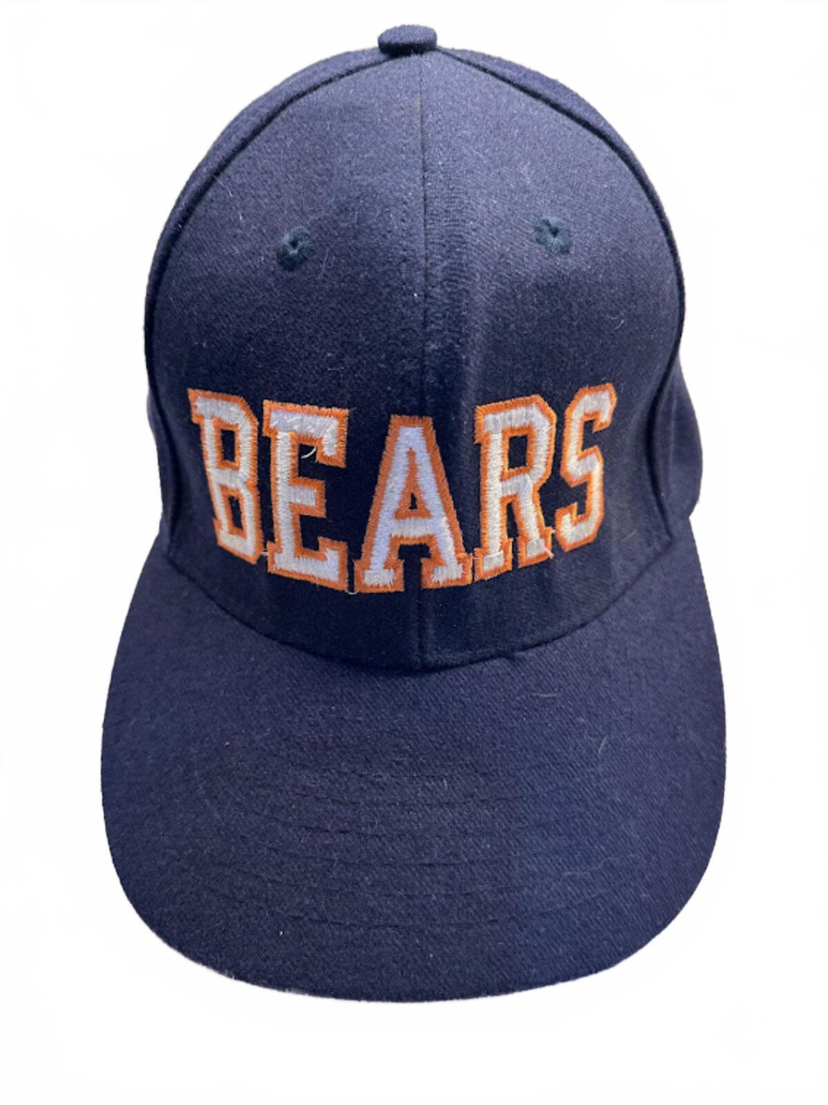 Chicago Bears Miller Lite Snapback Hat Navy