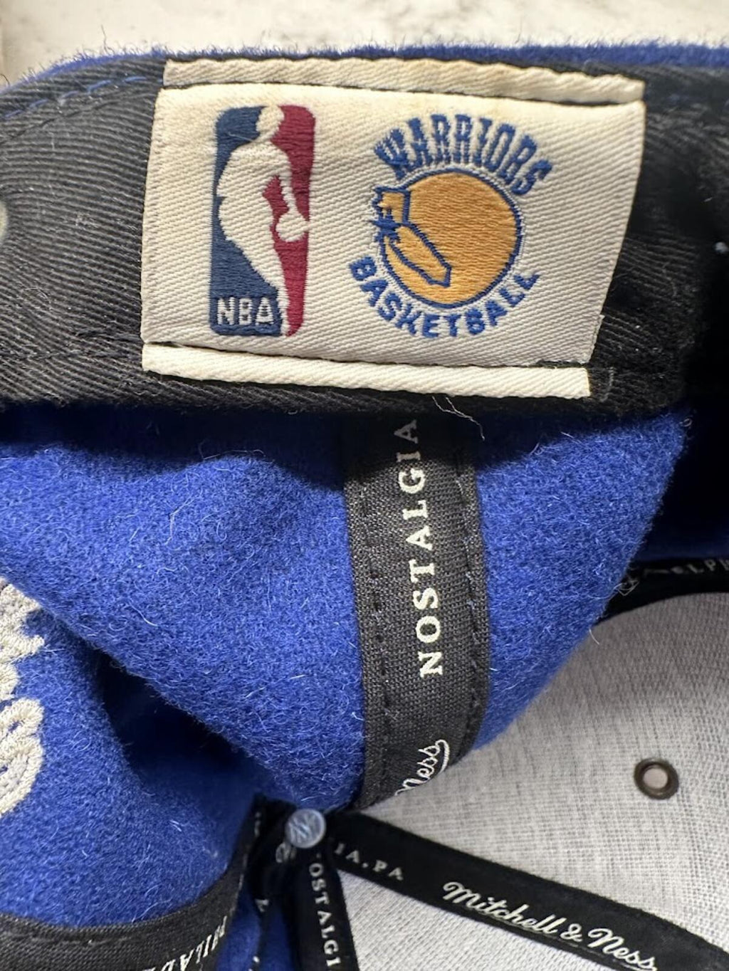 Mitchell & Ness Warriors Wool Strapback Hat