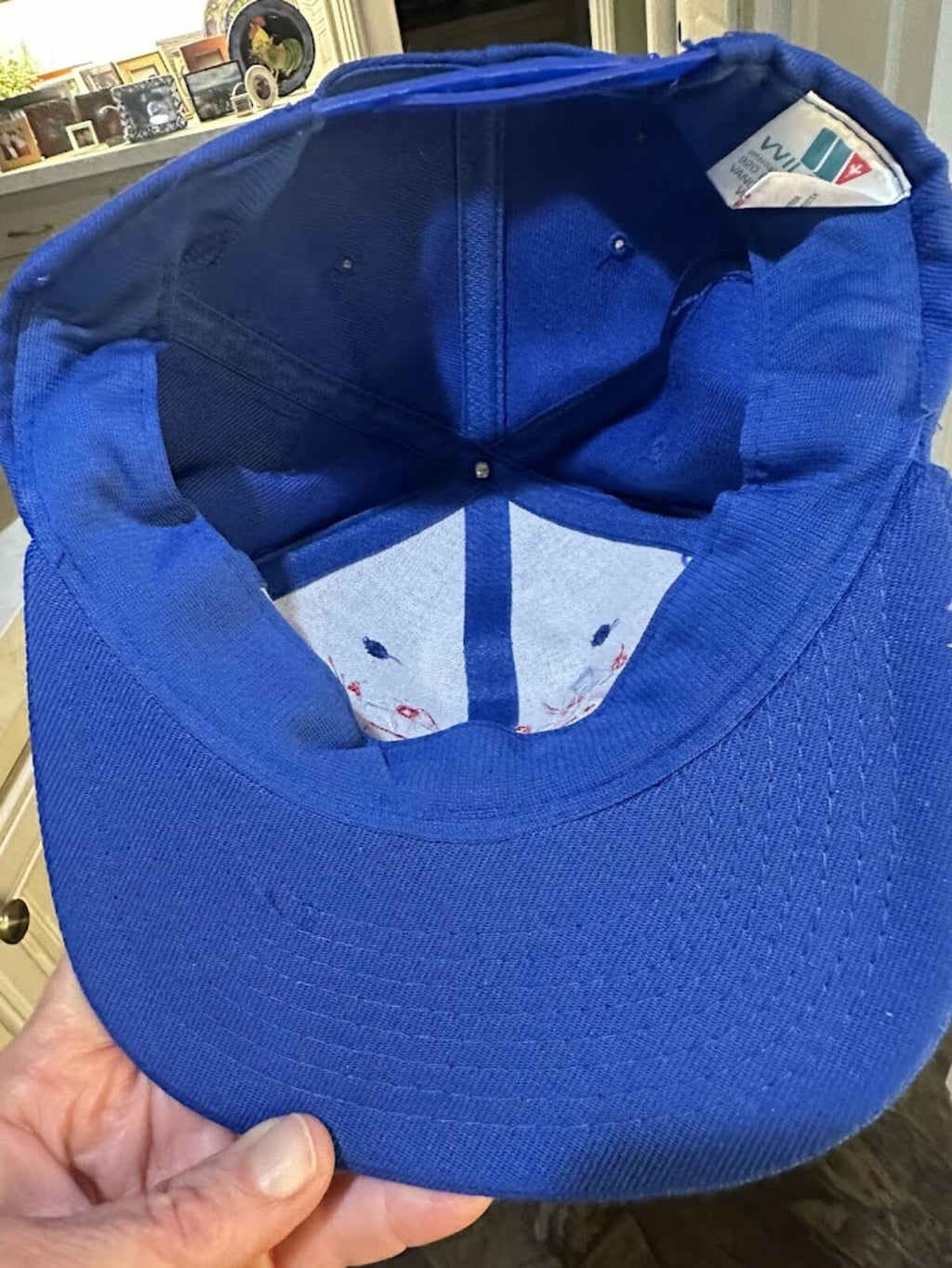 Vintage Canada Victoria Snapback Hat Blue