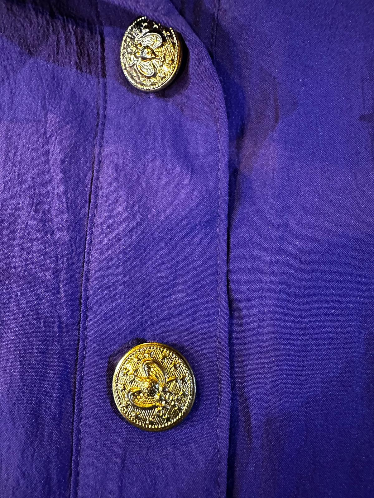 Vintage DFE California Purple Military Jumpsuit S