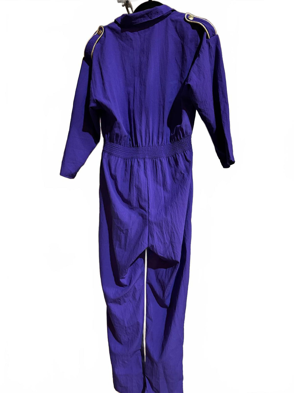 Vintage DFE California Purple Military Jumpsuit S