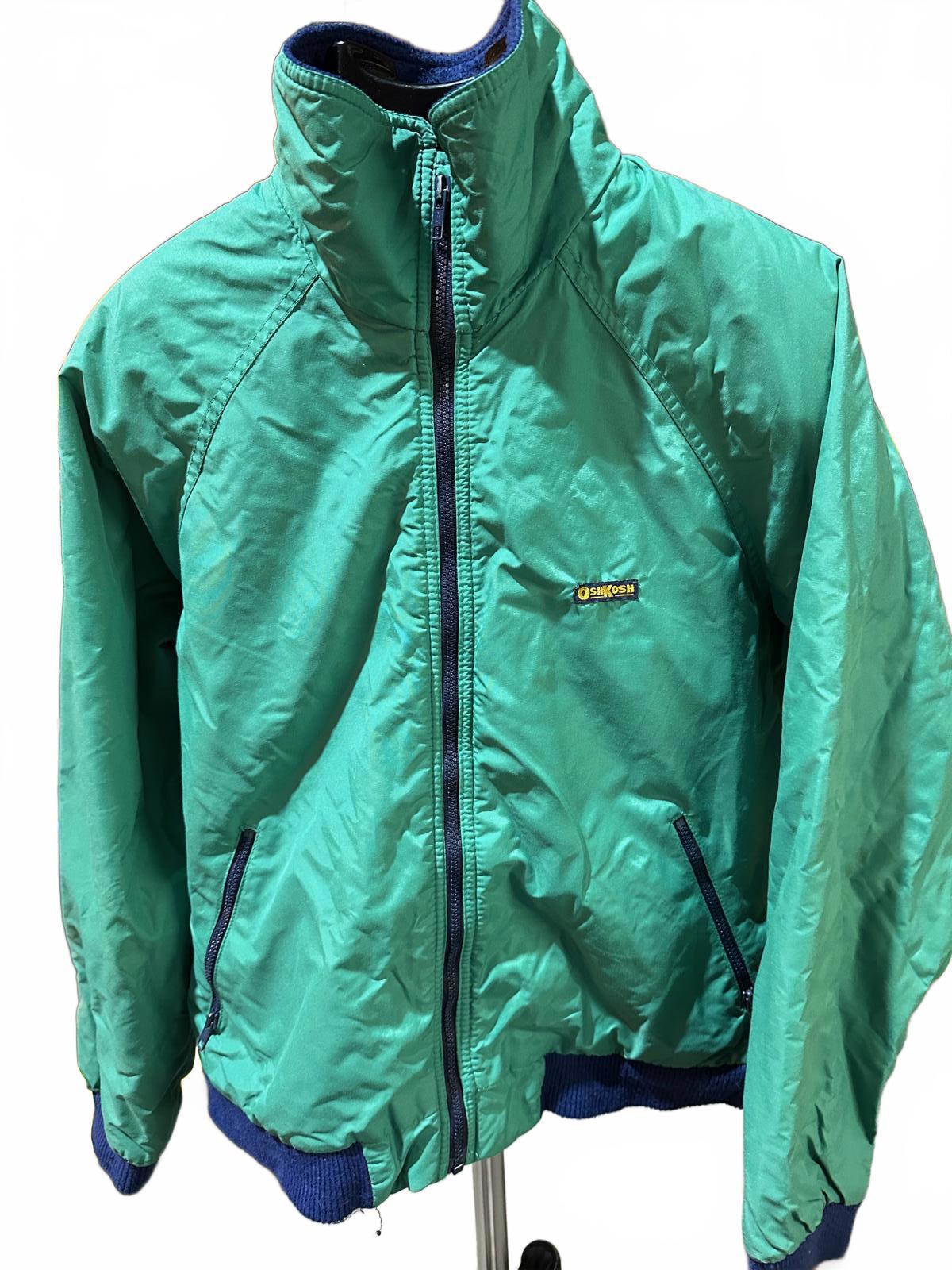Vintage OshKosh Teal Fleece-Lined Jacket M