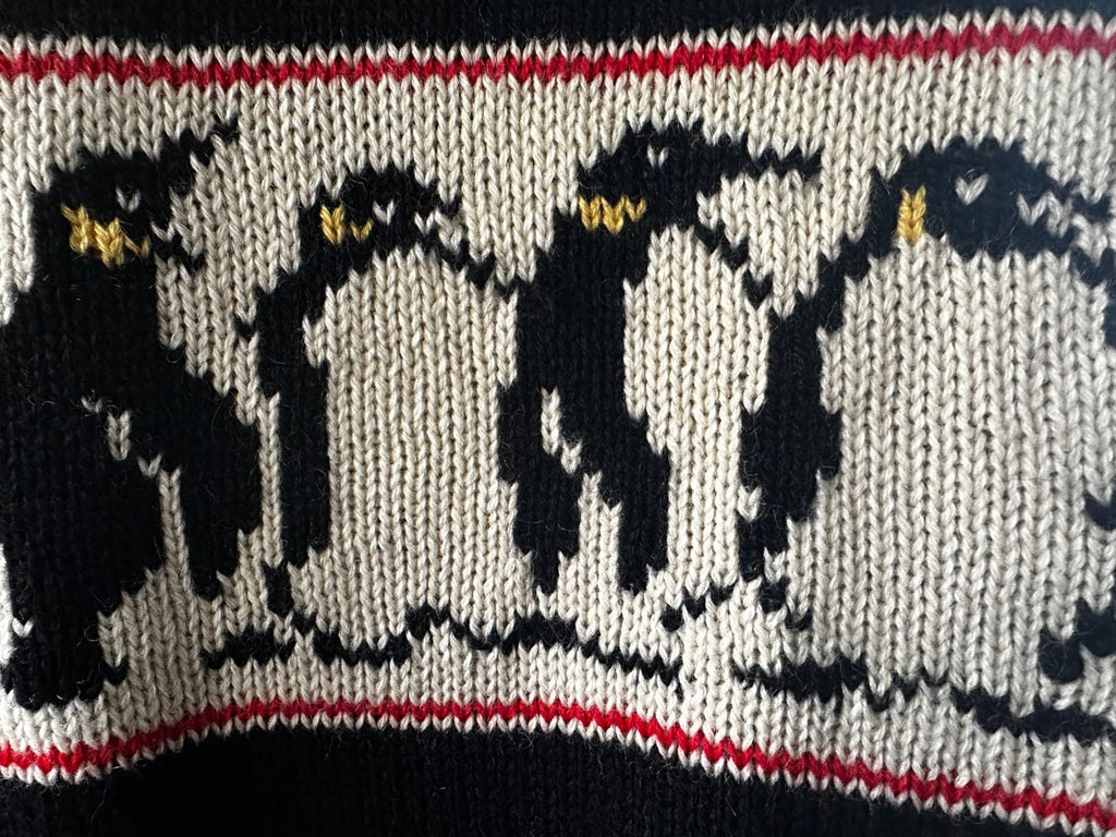 Vintage Eagle’s Eye Penguin Wool Sweater Vest Sz S