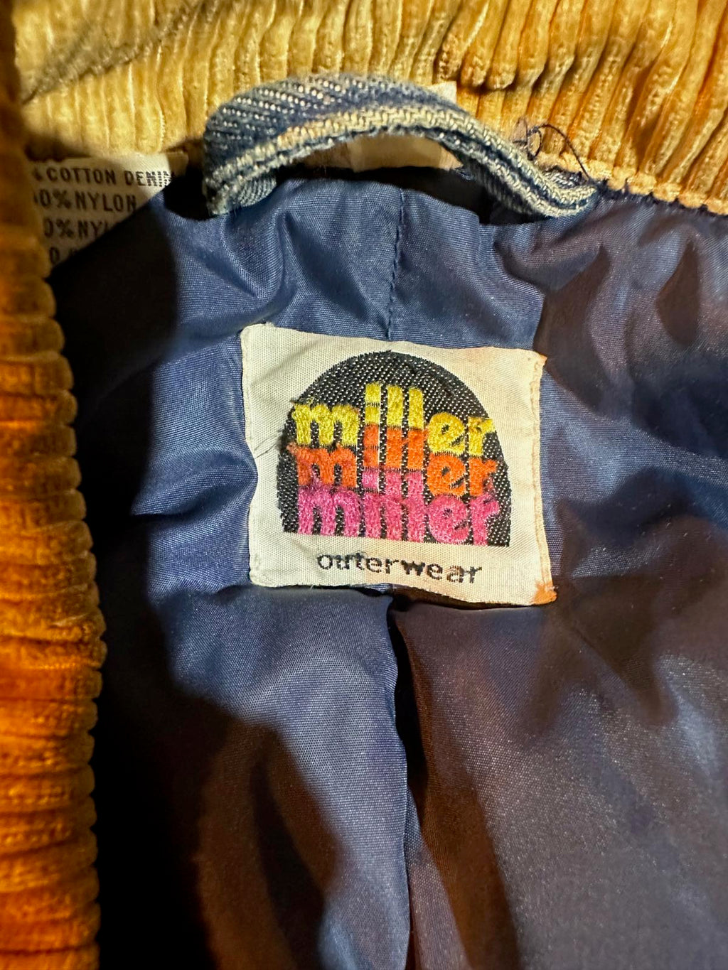 Vintage Miller’s Outwear Down Denim Ranch Coat XL
