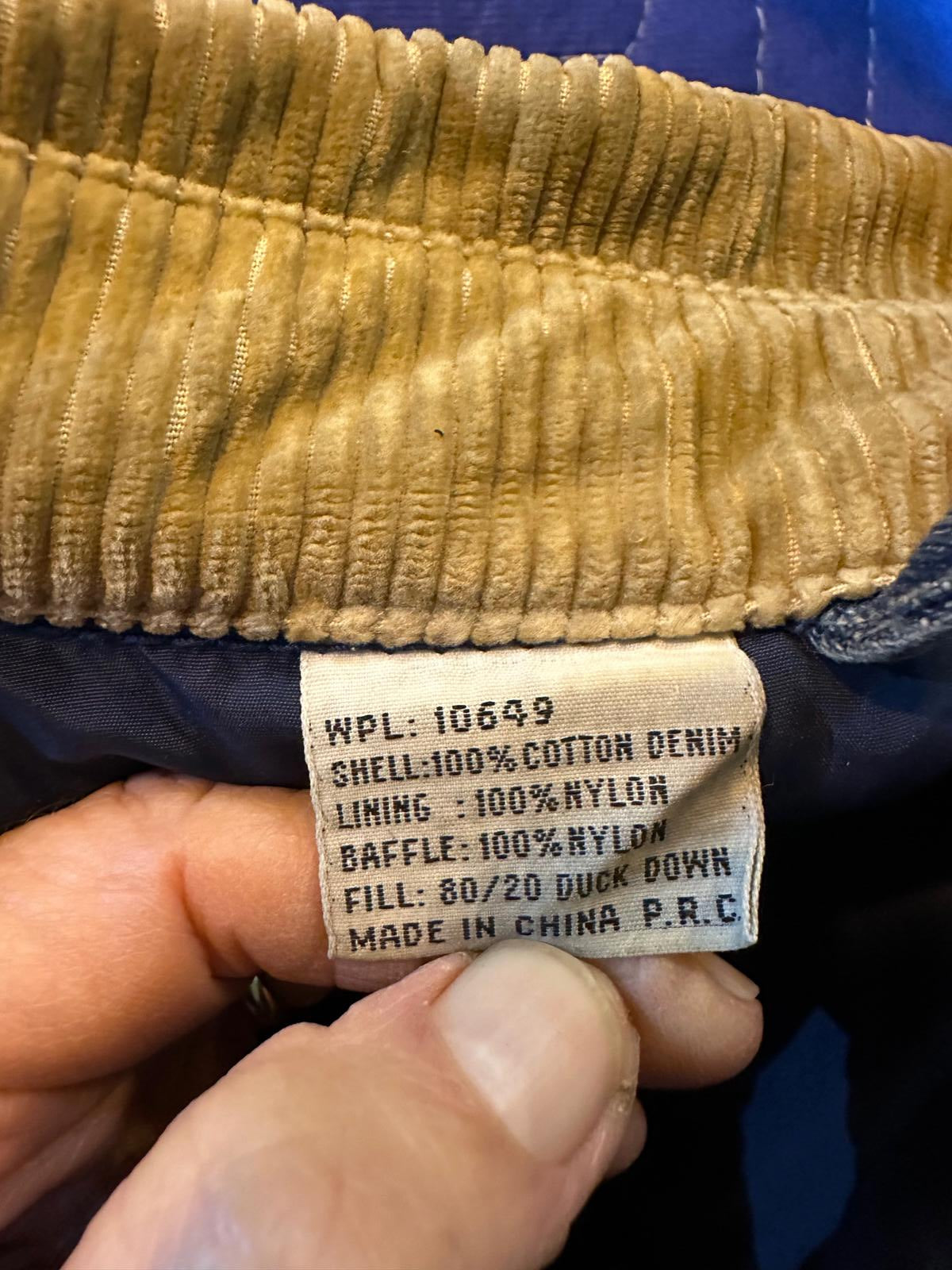 Vintage Miller’s Outwear Down Denim Ranch Coat XL