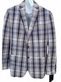Banana Republic Plaid Blazer 44 NWT Cotton