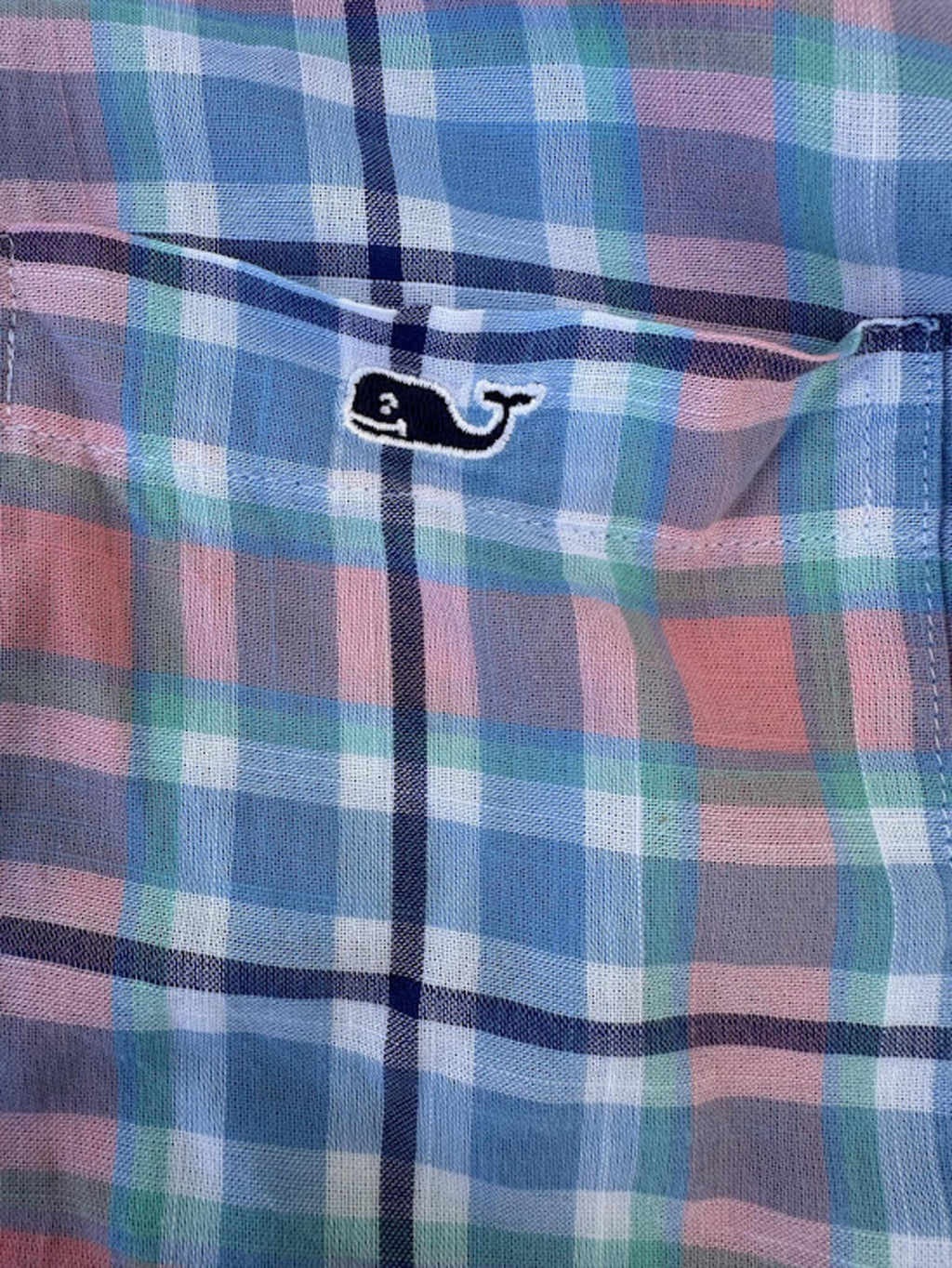 Vineyard Vines Plaid Tucker Shirt L Slim Fit