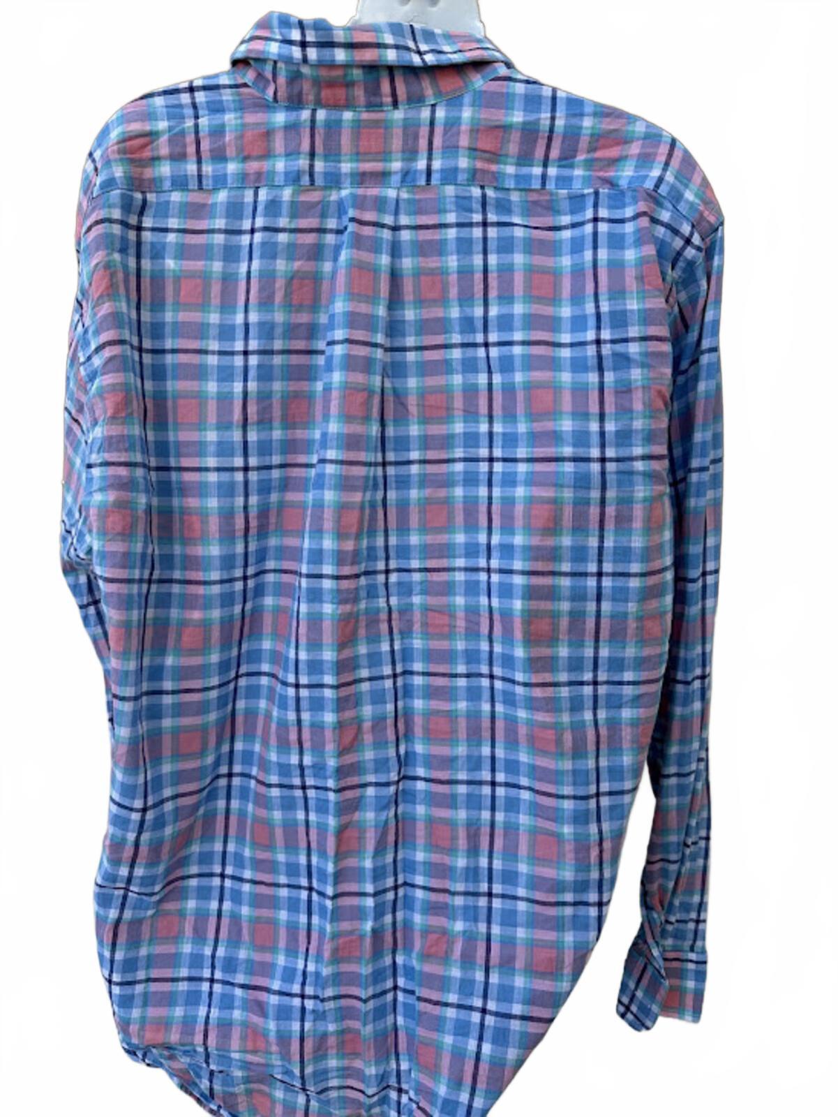 Vineyard Vines Plaid Tucker Shirt L Slim Fit