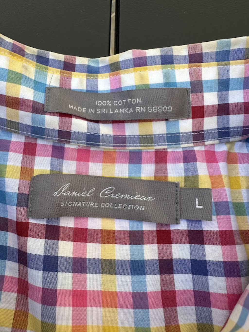 Daniel Cremieux Check Shirt L Multicolor